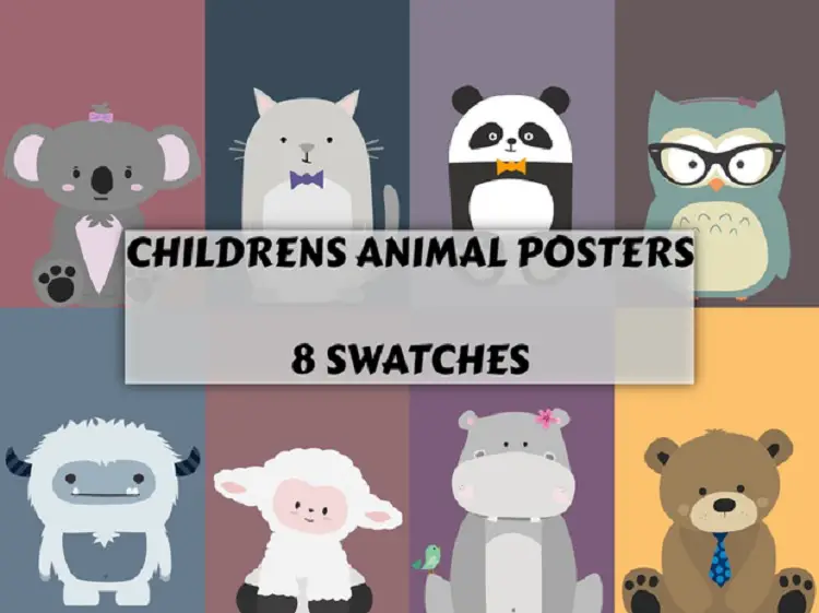 Kids Animal Posters