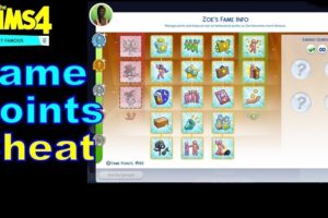 Sims 4 Fame Points Cheat