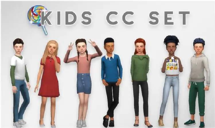 Sims 4 Kids & Child CC Mod (Download) 2024 (All Free)