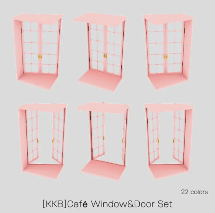 Café Window & Door Set
