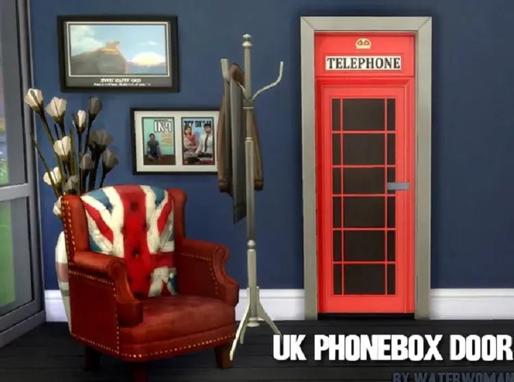 UK Phonebox Door