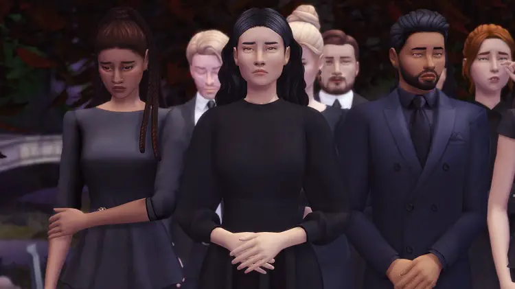 Funeral Deco Sims