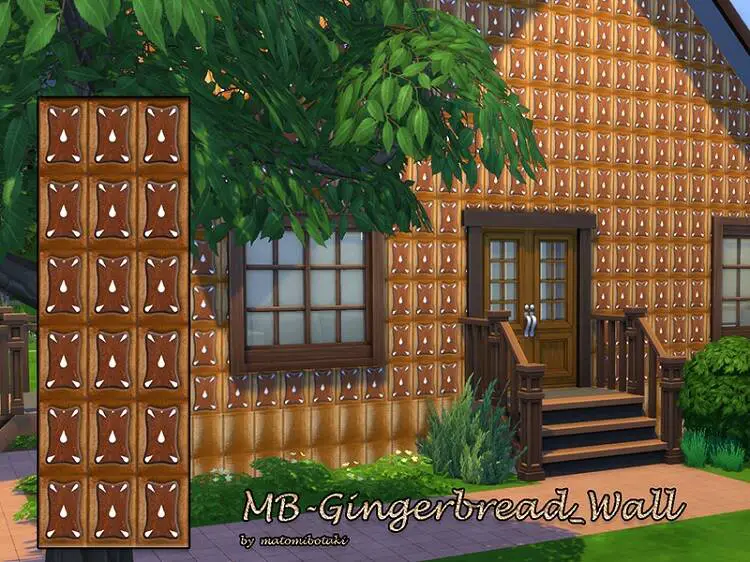 Gingerbread Wall And Foundation