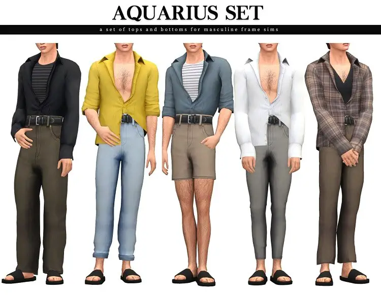 Aquarius Men's Clothing Collection