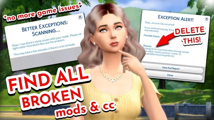 How to Find Bad CC in Sims 4?