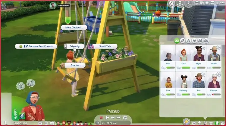 Sims 4 New Social Pie Menu