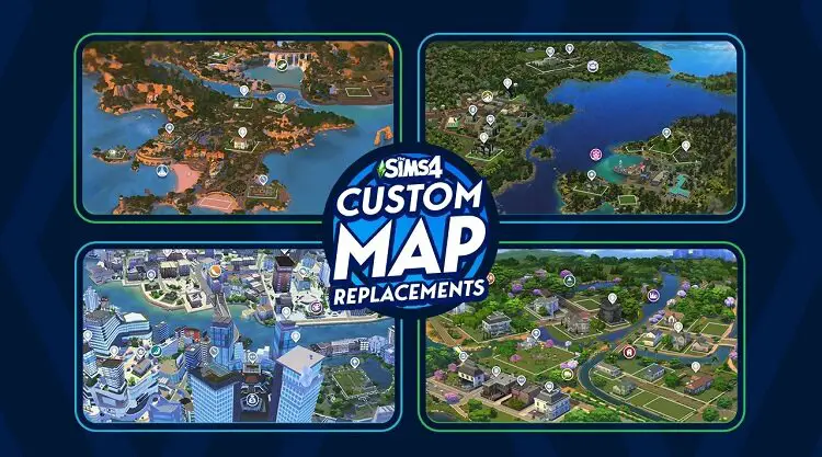 Best Sims 4 Map Replacements & Mods (Download) 2024